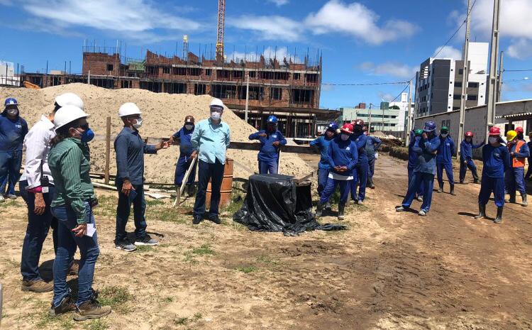 AÇÕES DOS AUDITORES FISCAIS DO TRABALHO EM OBRAS DE CONSTRUÇÃO CIVIL DE JOÃO PESSOA