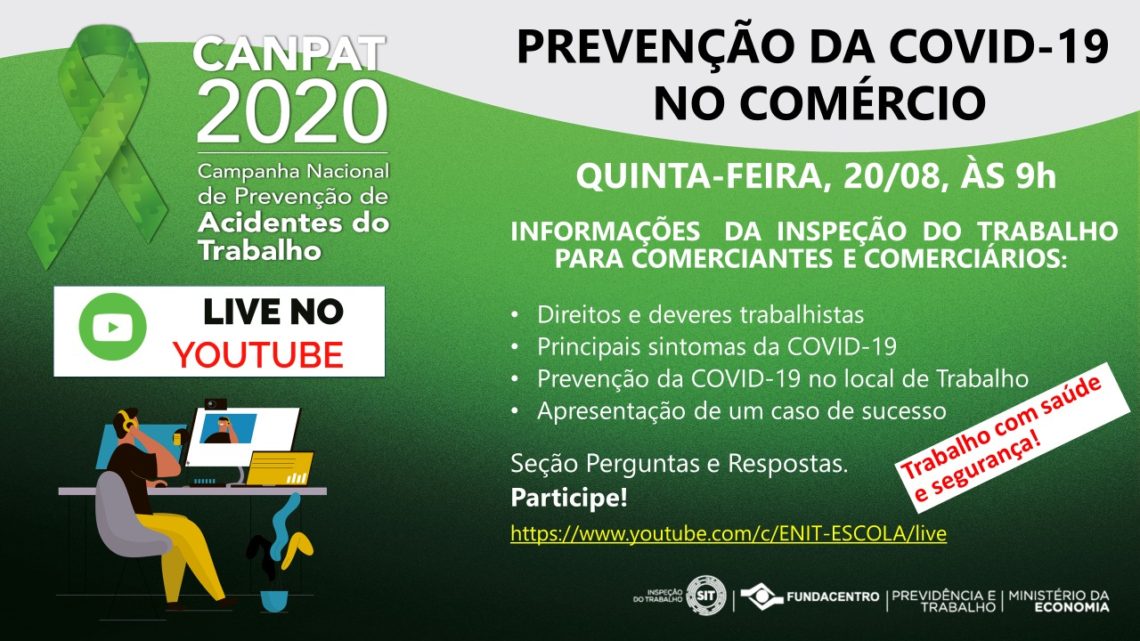 Live CANPAT – Prevenção da COVID-19 no Comércio