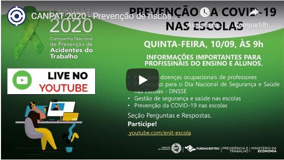 CANPAT/2020 Prevenção de Riscos nas Escolas – (Especial COVID-19)