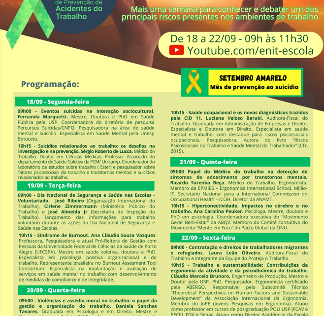 6ª Semana CapacitaSIT -Riscos Psicossociais Relacionados ao Trabalho