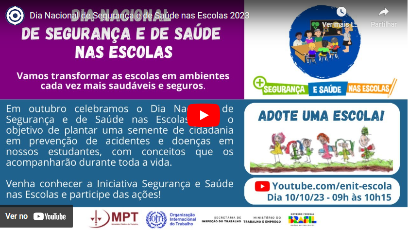 Dia Nacional de Segurança e de Saúde nas Escolas – 2023